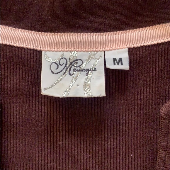 Brown Ribbed Top - Picture 2 of 4